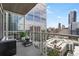 Enjoy the city views from this open-air balcony, perfect for relaxing or entertaining guests at 3325 Piedmont Ne Rd # 1801, Atlanta, GA 30305