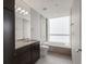 Modern bathroom features a tiled shower, separate tub, and sleek fixtures at 3325 Piedmont Ne Rd # 1801, Atlanta, GA 30305