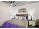 Cozy bedroom with leopard print bedding and modern decor at 3300 Windy Ridge Se Pkwy # 813, Atlanta, GA 30339
