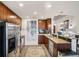 Modern kitchen with stainless steel appliances and granite countertops at 3300 Windy Ridge Se Pkwy # 813, Atlanta, GA 30339