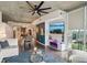 Spacious living area with large sectional sofa and city views at 3300 Windy Ridge Se Pkwy # 813, Atlanta, GA 30339