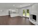 Inviting living room leads to an updated kitchen and french doors to the backyard at 4340 W Linda Dr, Douglasville, GA 30134