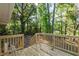 New deck overlooks a private wooded backyard at 1974 Skyview Cir, Douglasville, GA 30135