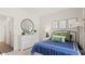 Bedroom featuring neutral paint, carpet and soccer-themed decor at 570 Silver Moon Dr, Loganville, GA 30052