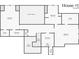 Second-floor plan featuring four bedrooms, two bathrooms, several closets, and two open-to-below areas at 2010 Stonehedge Rd, Roswell, GA 30075