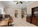 Home office featuring a comfortable workspace and ample natural light at 2010 Stonehedge Rd, Roswell, GA 30075