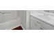 Bathroom with a single vanity and bathtub at 3384 Brookside Ln, Jonesboro, GA 30236