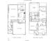 Detailed floorplan showing layout of home with kitchen, bedrooms, bathrooms, and living spaces at 635 Skytop Dr, Cumming, GA 30040