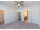 Bright bedroom with carpet and en-suite bathroom at 631 Silva St # 129, Cumming, GA 30040