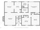 Floor plan showing a 3-bedroom, 2-bathroom house at 2641 Short Trl, Lithia Springs, GA 30122