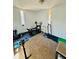 Home gym with treadmill, weights, and flooring at 2641 Short Trl, Lithia Springs, GA 30122