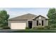 Charming single-Gathering home with a garage, complemented by a well-manicured lawn and beautiful landscaping at 8588 Seabiscuit Rd, Lithonia, GA 30058