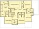 Detailed floor plan showcasing the layout of the bedrooms, bathrooms, and walk-in closets upstairs at 1065 Low Water Nw Xing, Acworth, GA 30101