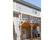 Exterior view from below of a home's deck at 2539 Hedgeway Cir, Kennesaw, GA 30144