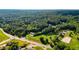 Aerial view of house, expansive lot, and surrounding trees at 2269 E Cherokee Dr, Woodstock, GA 30188