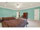 Charming bedroom with two twin beds, ample closet space, and hardwood floors at 2269 E Cherokee Dr, Woodstock, GA 30188