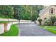Curving driveway with retaining wall and basketball court at 2269 E Cherokee Dr, Woodstock, GA 30188
