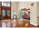 Two-story entry with views to dining room at 2269 E Cherokee Dr, Woodstock, GA 30188