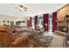 Spacious living room with fireplace and hardwood floors at 2269 E Cherokee Dr, Woodstock, GA 30188