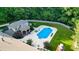 Pool and patio area with lounge chairs at 2269 E Cherokee Dr, Woodstock, GA 30188