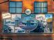Brick building with a mural celebrating the town's history at 3315 Stillwood Ln, Atlanta, GA 30354
