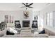 Bright living room featuring a fireplace and comfortable seating at 3315 Stillwood Ln, Atlanta, GA 30354