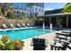 Community pool with lounge chairs and a covered patio area at 3315 Stillwood Ln, Atlanta, GA 30354