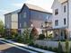 Charming new construction homes showcasing varied architectural styles and landscaped front yards at 3324 Springhaven Ave, Atlanta, GA 30354