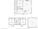 Detailed floor plan showcasing the layout of the first and second floors, plus the detached garage at 3208 Paddock Rd, Covington, GA 30014
