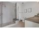 Spa-like bathroom with large shower and modern fixtures at 1065 Peachtree Ne St # 3003, Atlanta, GA 30309