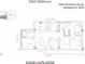 Floor plan showcasing a spacious layout with multiple bedrooms and bathrooms at 1065 Peachtree Ne St # 3003, Atlanta, GA 30309