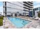 Luxury rooftop pool with city views and ample lounge space at 1065 Peachtree Ne St # 3003, Atlanta, GA 30309