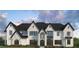 Elegant home with a stone and siding exterior, multiple windows, and a meticulously maintained lawn at 2013 Old Atlanta Rd, Cumming, GA 30041