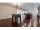 Game room with foosball table, hardwood floors, and access to bar at 3133 Saint Ives Country Club Pkwy, Johns Creek, GA 30097