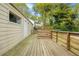 Exterior view of the house with backyard deck and fenced yard at 1159 Fair Sw St, Atlanta, GA 30314