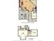 Floor plan showing first and bonus floor plans with kitchen, living spaces, bedrooms and garage layout at 5225 Ginger Rose Ct, Cumming, GA 30028