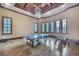 Spacious game room featuring a ping pong table, tile flooring, and recessed lighting at 2867 Darlington Run, Duluth, GA 30097