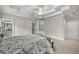 Spacious main bedroom with recessed lighting and corner built-in shelving at 2867 Darlington Run, Duluth, GA 30097
