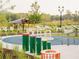 Inviting music park with outdoor musical instruments, set in a green, landscaped area for interactive creative play at 628 Skytop Dr # 158, Cumming, GA 30040