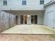 Private outdoor patio with double sliding doors, perfect for relaxing and entertaining at 4106 Dahlgreen Way, Decatur, GA 30032