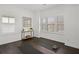 Spacious home gym featuring a large window, and modern exercise equipment at 330 Wagon Way, Alpharetta, GA 30009