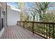 Outdoor deck with natural views and wooden railing at 1017 Brandsford Nw St, Atlanta, GA 30318