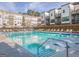 Inviting swimming pool with lounge chairs and a clear view of the surrounding residential buildings at 1017 Brandsford Nw St, Atlanta, GA 30318