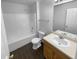 Bright bathroom with tile floors and a wood vanity at 3227 Diamond Blf, Union City, GA 30291