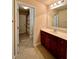 Bathroom with double vanity and large mirror at 89 Grand Oak Way, Dallas, GA 30157