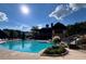 Resort-style community pool with expansive sundeck at 89 Grand Oak Way, Dallas, GA 30157