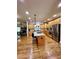 Bright kitchen with stainless steel appliances and hardwood floors at 89 Grand Oak Way, Dallas, GA 30157