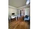 Home office with glass desk and hardwood floors at 89 Grand Oak Way, Dallas, GA 30157