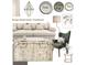 A traditional design board shows a neutral palette with furniture and fixtures at 5791 Peltier Trce, Norcross, GA 30093