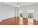 Bedroom with hardwood floors and large windows with a view at 2870 Pharr Court South Nw # 2407, Atlanta, GA 30305